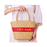 Sedge Bag With Vietnamese Motifs